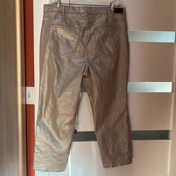 Sparkly Lands’ End high rise slim ankle jeans - Picture 13 of 13